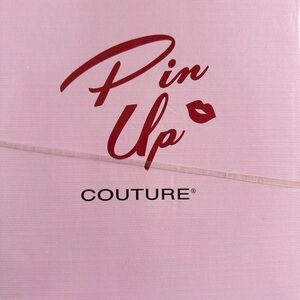 Pinup Couture Blush and Crimson Heels